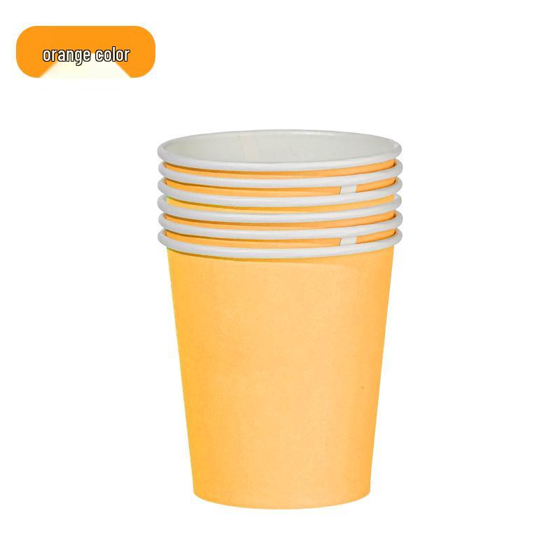 Thickened Disposable Colored Paper Cups for Kids' DIY Art & Crafts