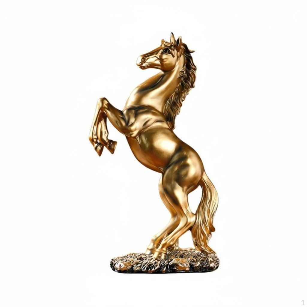Modern Feng Shui Horse Figurine, Chinese Zodiac Success, Office, Housewarming,