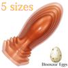Soft Huge Anal Plug Big Butt Bead Anus Expansion Stimulator Egg-shaped Dildo