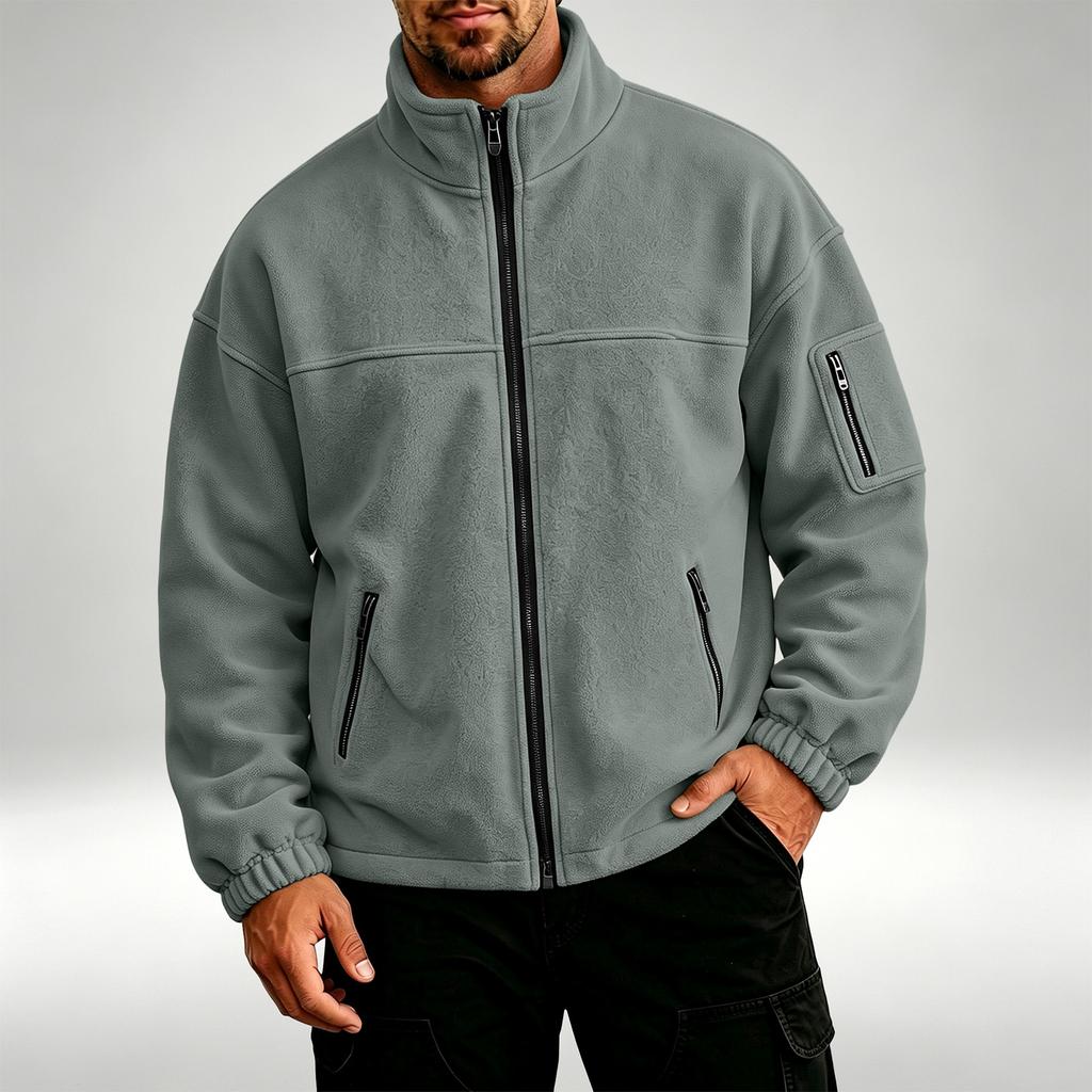 Men's Casual Hooded -Lined Jacket Color for Daily Wear