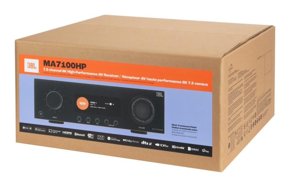 JBL MA7100HP SÍŤOVÝ 7.2 KANÁLOVÝ AV RECEIVER 125 W 8K Wi-Fi Bluetooth Dolby Atmos, JBL by HARMAN