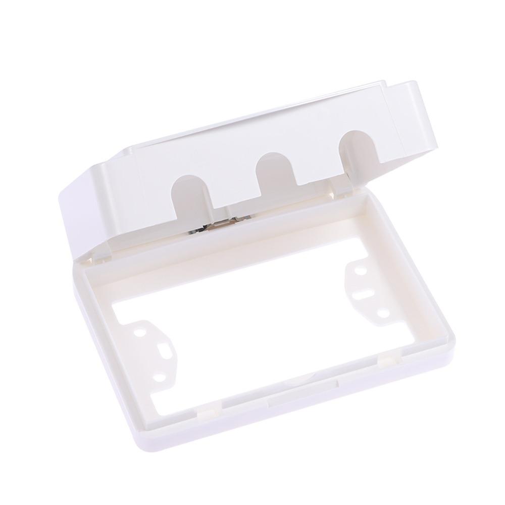 Wall-mounted Switch Protective Cover Plastic Self-Adhesive Protection Socket 118 Type Splash-Proof Box Wall