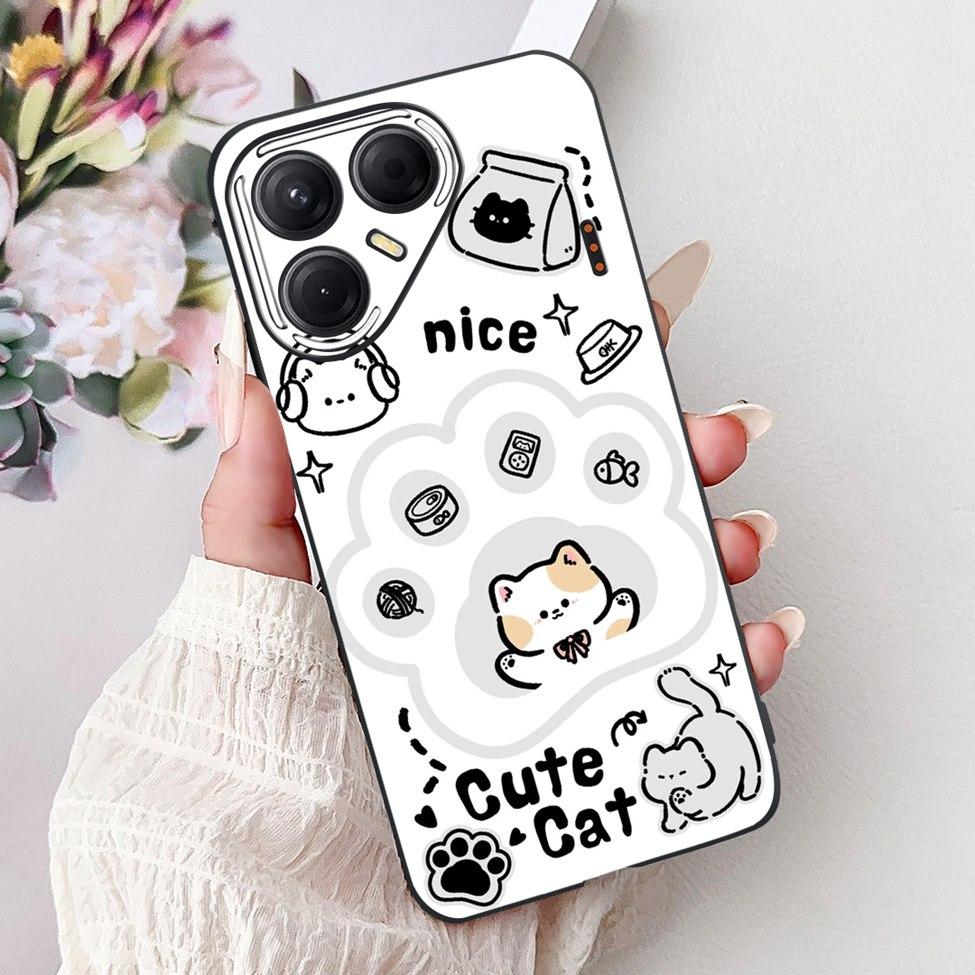 For Tecno Pova 7 5G Cover Case LJ7 Luxury Butterfly Love Fashion Flowers Cool Lion Painted Phone Case For Techno Pova7 5G Bumper