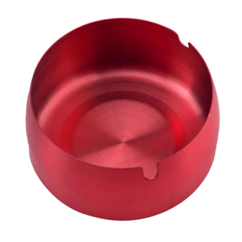 Ash Tray Stainless Steel Ashtray  Convenient Delicate Outdoor Desktop Ornament Wear-Resistant Office