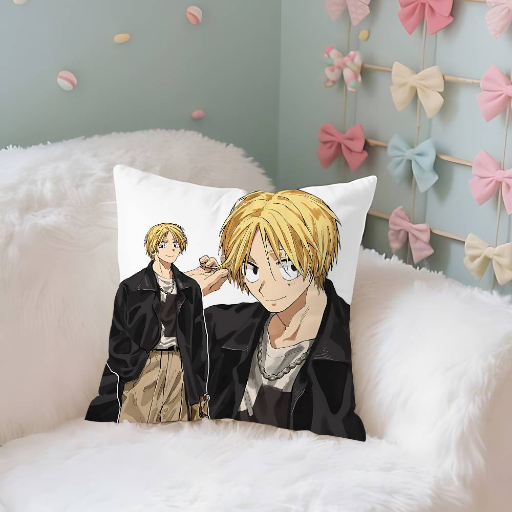 Shin Asakura Case Plush Fabric Soft Pillowcase Double Sided Print Cushion Cover Household Gifts