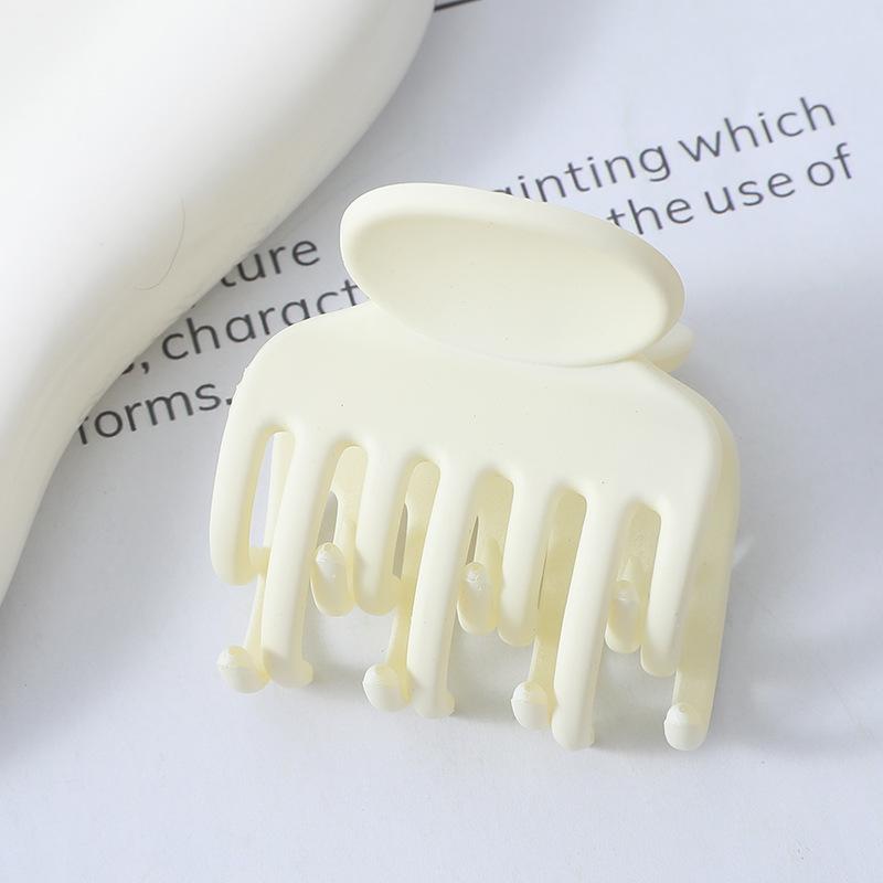 Korean Hair Claw Women Cute Small 3.8cm Hair Clips Solid Color Matte Claw Clip Girl Hair Accessories Hair Clip  New Headwear