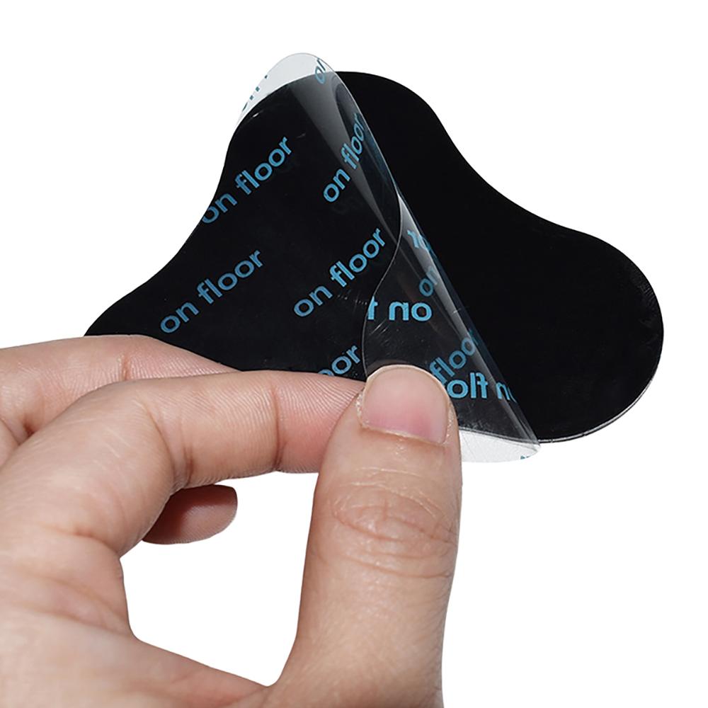10PCS Large Carpet Mat Rug Grippers Anti Slip Rubber Sticker Skid Tape Reusable Pad