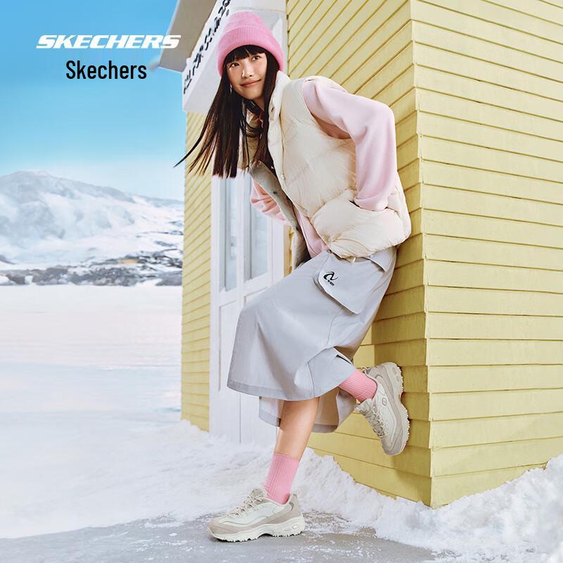 Skechers Women's Curly Bear Plush Platform Sneakers