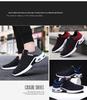 Cross-Border Plus Size Men's Summer Fly-Knit Air Cushion Sneakers - Breathable Casual Mesh Running Shoes