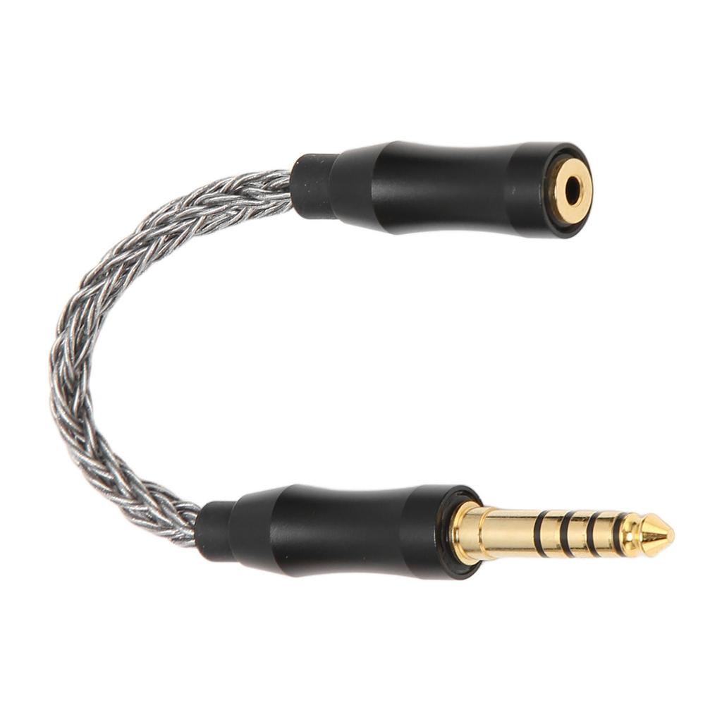 2.5mm Female to 4.4mm Male Sound Cable Single Crystal Copper Headphone Adapter Cable for Phones Speakers 14cm   5.5in