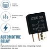 4 Pack Car 5 Pin Relay Switch 12V 30A SPST, Waterproof Stable Relay, Multi-Purpose Heavy Duty Standard Power Accessory Kit, Universal for Car Motor