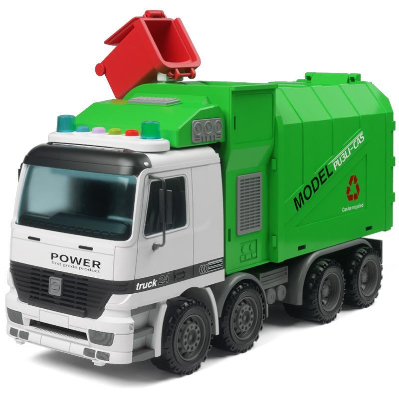 Supergroßer Simulations-Müllwagen, Stadt-Sanitärfahrzeug, Projekträumung und Transportklassifizierungseimer, Kinder-Babyspielzeug, Junge 3