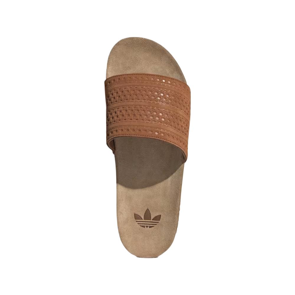adidas Originals Adilette Fashion Trend Casual Comfortable Slide Sandals Unisex Footwear Brown JH8068