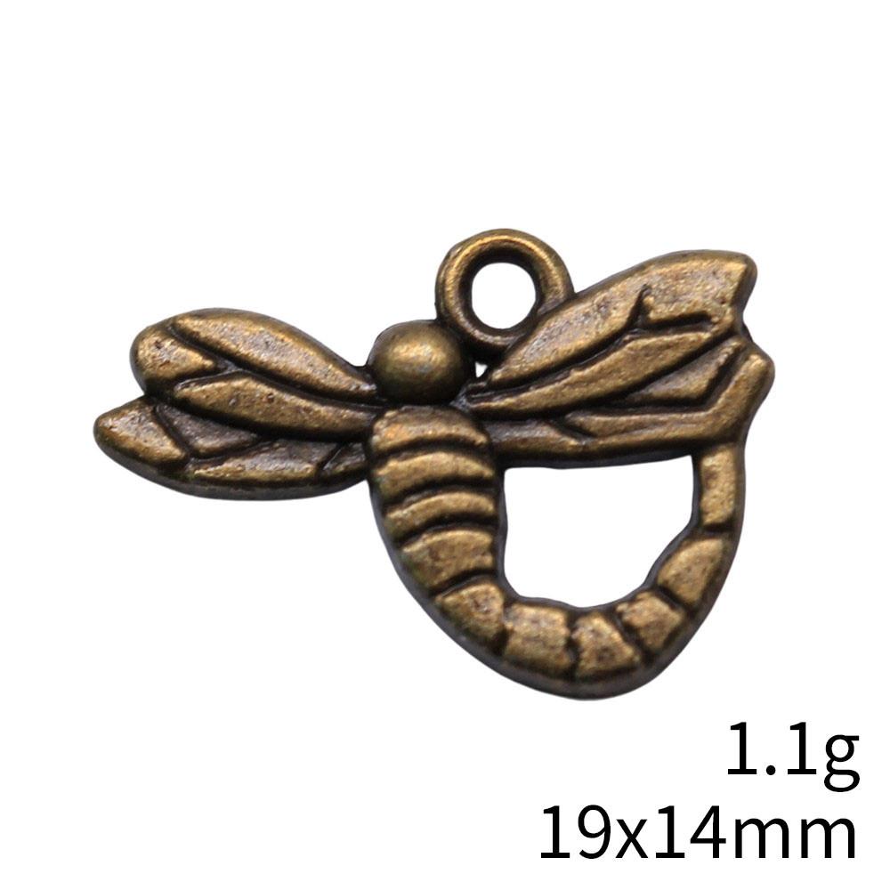Birthday Gifts Charms Bracelet Italian Dragonfly Charms Pendant Backpack Pendant Accessories