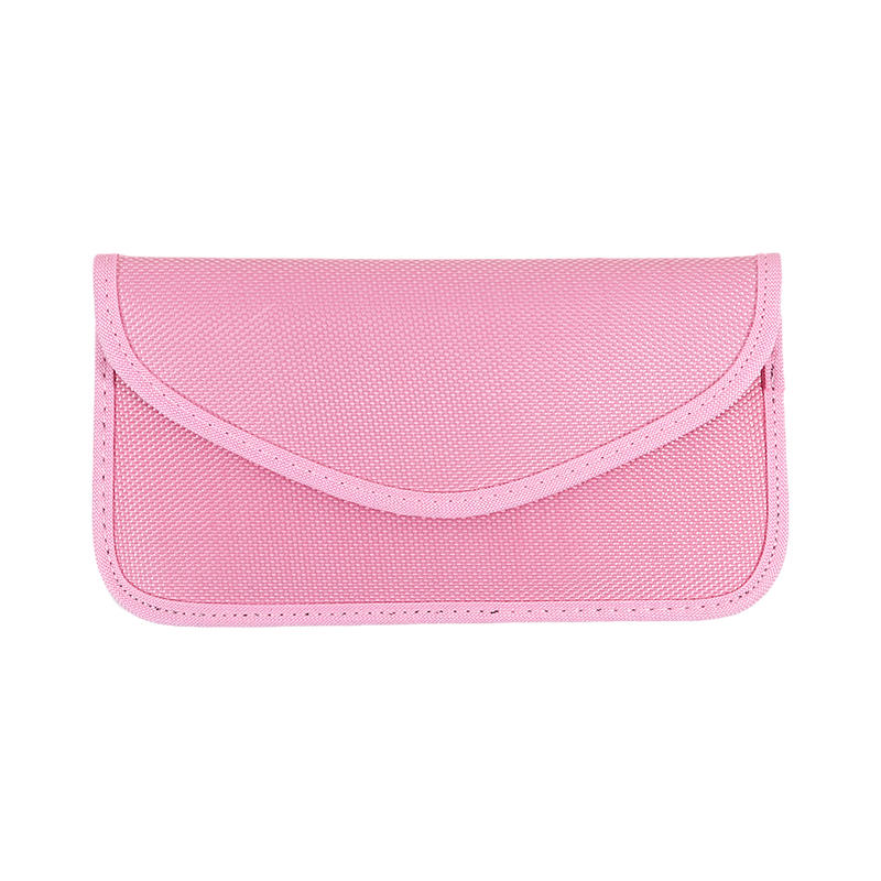 Faraday Bag Car Keys Signal Blocker Remote Control Shielding Protector Key Case Solid Color Portable Safe Lock Keys Pouch