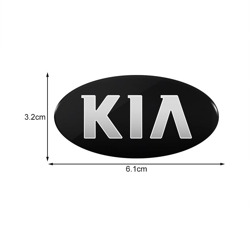 1Pcs Car Steering Wheel Sticker Emblem Decal Badge Decoration For KIA Ceed Rio Sportage R K3 K4 K5 K6 K7 K8 Ceed Sorento Cerato Optima