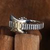 Anillo para Hombre Guitarra Eléctrica Estilo Rock Punk Diseño Femenino INS Hip-hop Anillo Ajustable para Dedo Índice