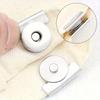 Bag Snap Buttons Metal Seamless Magnetic Buckle Clasp For Tote Bags Clothing And Diy Crafts No-Sewing Clip Closures Set