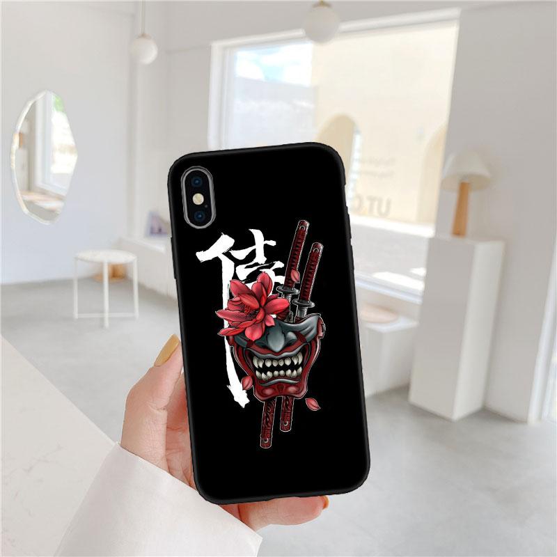 MY17 Japan Samurai Mask Phone Case for Samsung Galaxy A11 A12 A13 A15 A52S A53 A55 A56 A70 A71 A72 A73 F06 F16 F56 S10 Plus S10e