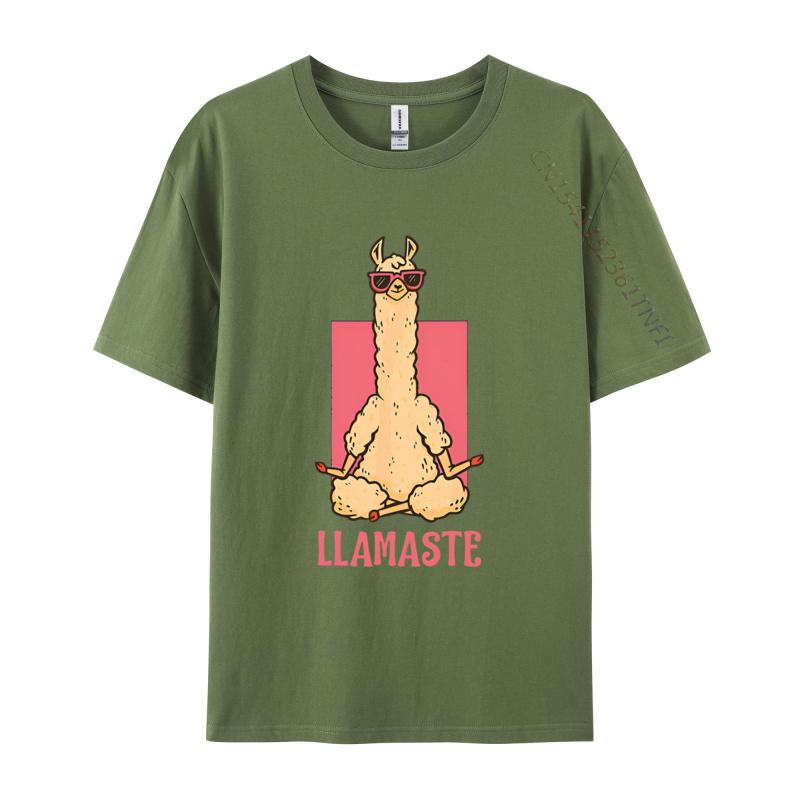 Llamaste Yoga Mom Chakra Tshirt Cool Fashion New Tshirts Cotton Streetwear Tshirt Funny Printed Tshirt