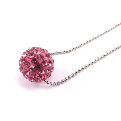 [J9496] - Pink 'Sissi' Designer Necklace