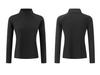 2025 Women's Sport Long Sleeve Zip Collar Polo Shirt: Outdoor Casual Warm Top