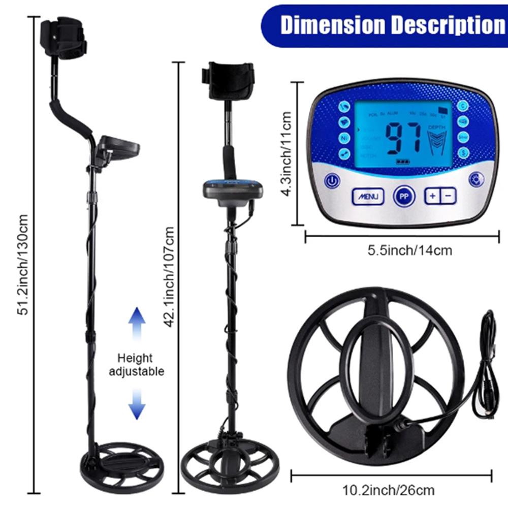 T11 metal detector, a professional underground treasure hunting instrument. High-sensitivity detection for gold and jewelry.