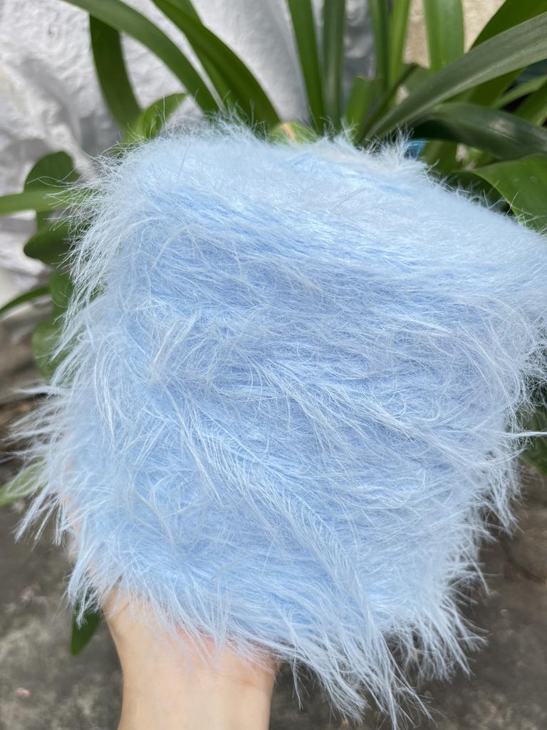 500g Long Fur Imitation Mink Yarn Thread Super Soft Skin Friendly Does Not Shed Hair Hand Wove Scarf Warm Sweater Woven Yarn