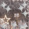 Set de 6/12 Ballons Étoile à Quatre Branches 10-26 Pouces Feuille Grandes Boules de Fête pour Anniversaire Mariage Décoration de Fête Scintillante