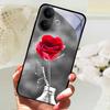 Hartowane Szklane Etui Na Telefon VIVO V60 Lite V60Lite Pokrowiec Fajne Malowany Wilk Lew Odporne Na Wstrząsy Etui Na Vivo V 60 Lite Obudowa Funda