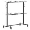 Folding Chair Rack Cart for 84 Chairs/ 12 Tables+42 Chairs of 800 LBS