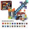 2.0cm DIY Magnetic Building Blocks with Lights - Magnetic Cubes Military Engineering Farm Set