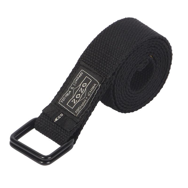 Unisex Cargo Belt Pants Canvas Waistband Extended Length Pants Strap Students