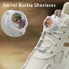1Pair Fashion Wukong Swivel Buckle Laces Automatic Shoelaces Without Ties Sneakers No Tie Shoe Laces Kids Adult Shoelace
