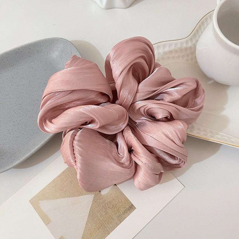 Silk Satin Scrunchies Hair Bands Women Korean Girls Elastics Hair Band Ponytail Hold Hair Accessories Headwear