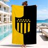 Toalla de Playa con Emblema del Club de Fútbol Peñarol, Secado Rápido, Fácil de Cuidar, Adecuada tanto para Fitness como para Vacaciones en la Playa, Esencial Deportivo