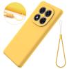 For Xiaomi Poco X7 5G Liquid Silicone Case Phone Back Cover with Hand Strap