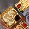 1Pc Retro French Shell Shaped Stainless Steel Snack Plate For French Fries And Fried Chicken Home Storage Decorative Sturdy