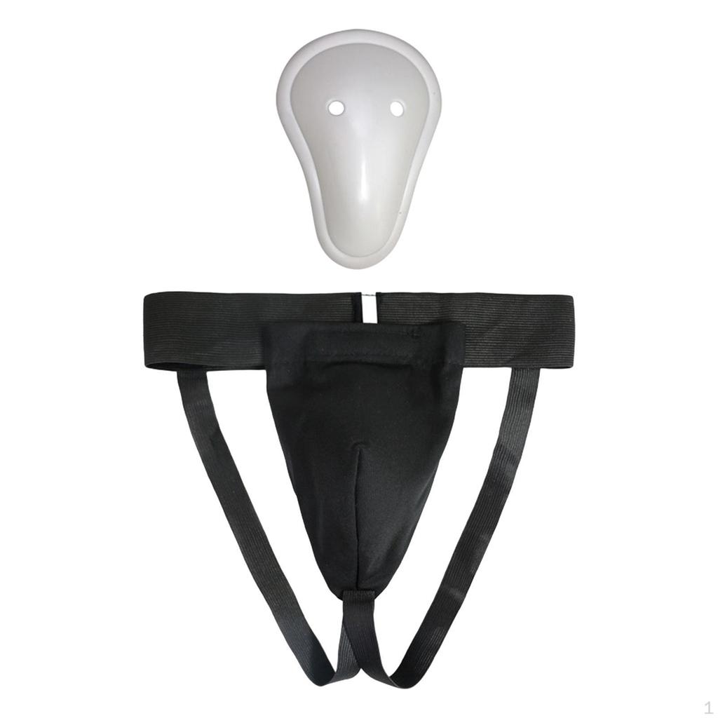 Mens Taekwondo Groin Protector Safety for Mma Training Martial Arts Fighting