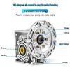 NMRV30/40/50/63/75 Worm Gearbox with 370W/1.5KW Motor and Variable Speed