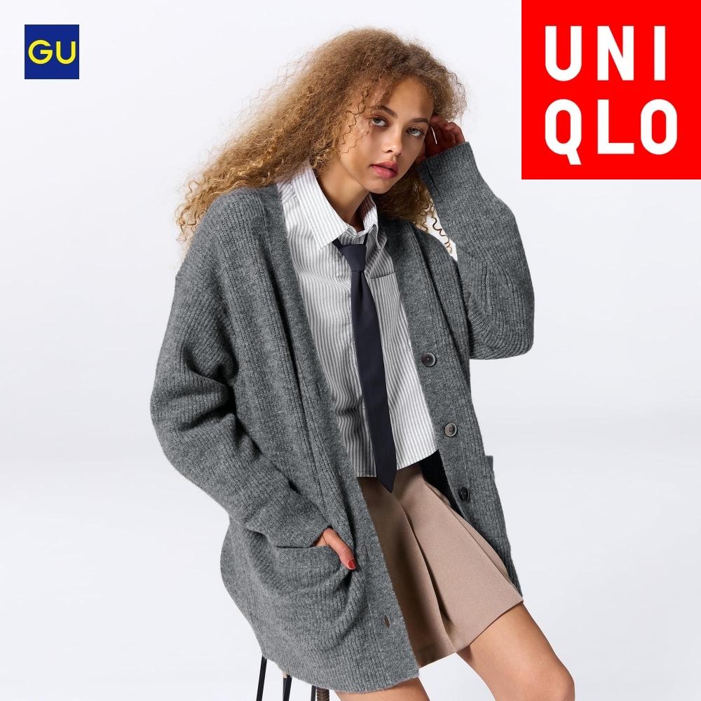 

Uniqlo Кардиган свободного кроя Puffy Touch 57 OLIVE/WOMEN S