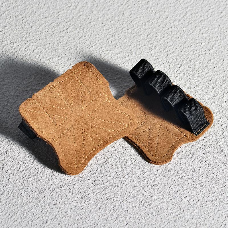 Rukavice na tělocvik z hovězí kůže Rukavice Protiskluzové Závaží Posilovací opasek Podložky na zvedání opasku Pás na cvičení Crossfit Fitness rukavice Ochrana dlaní