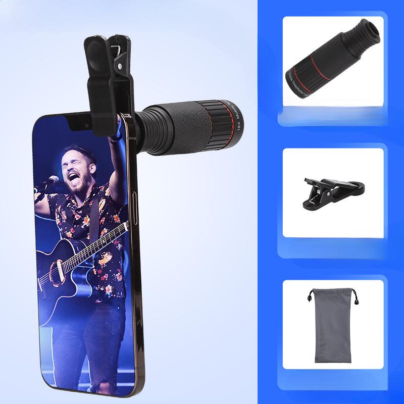 

Телефокальный объектив для мобильного телефона 32x высокой четкости, камера мобильного телефона, телескоп, дистанционная съемка, внешний концерт, новинка 2023 года