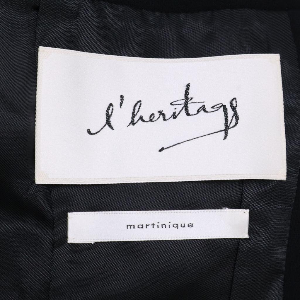 Martinique [l'heritage] Black W/E Double Cross Peak Lapel Jacket Jacket Not Written blackUsed