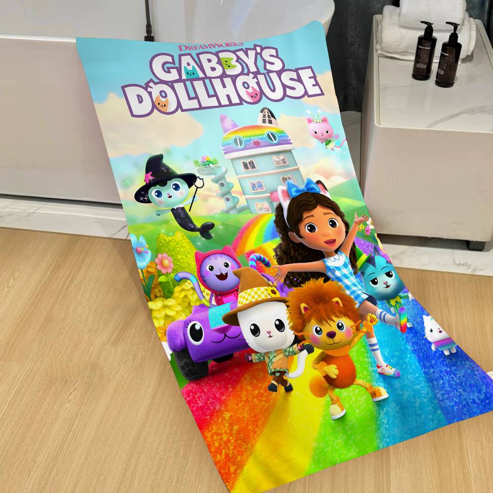 G-Gabbys Dollhouse Classic Vintage Microfiber Beach Towel Absorbent Quick Dry Soft Yoga Swimming Resort Mountain Climbing Towel