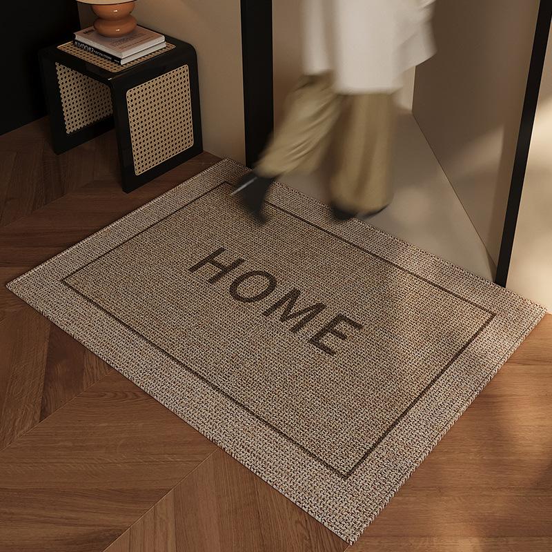 Premium Entry Door Floor Mat, Door Non-Slip And Dirt-Resistant Leave-In Household Entry Floor Mat Can Be Cut And Easy To Take Care Of Carpet