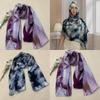 Cotton Doublesided Printed Gradient Scarves For Women Men With Warmth And Sun Protection