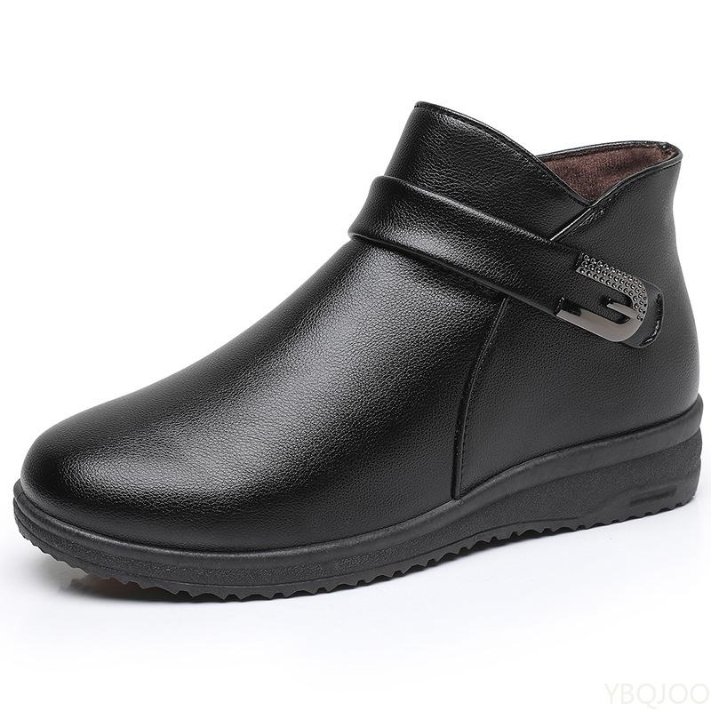 Fashionable Versatile New Winter Cotton Shoes Casual Comfortable Warm Snow Boots Anti Slip Short Boots Soft Soled Women'S Shoes