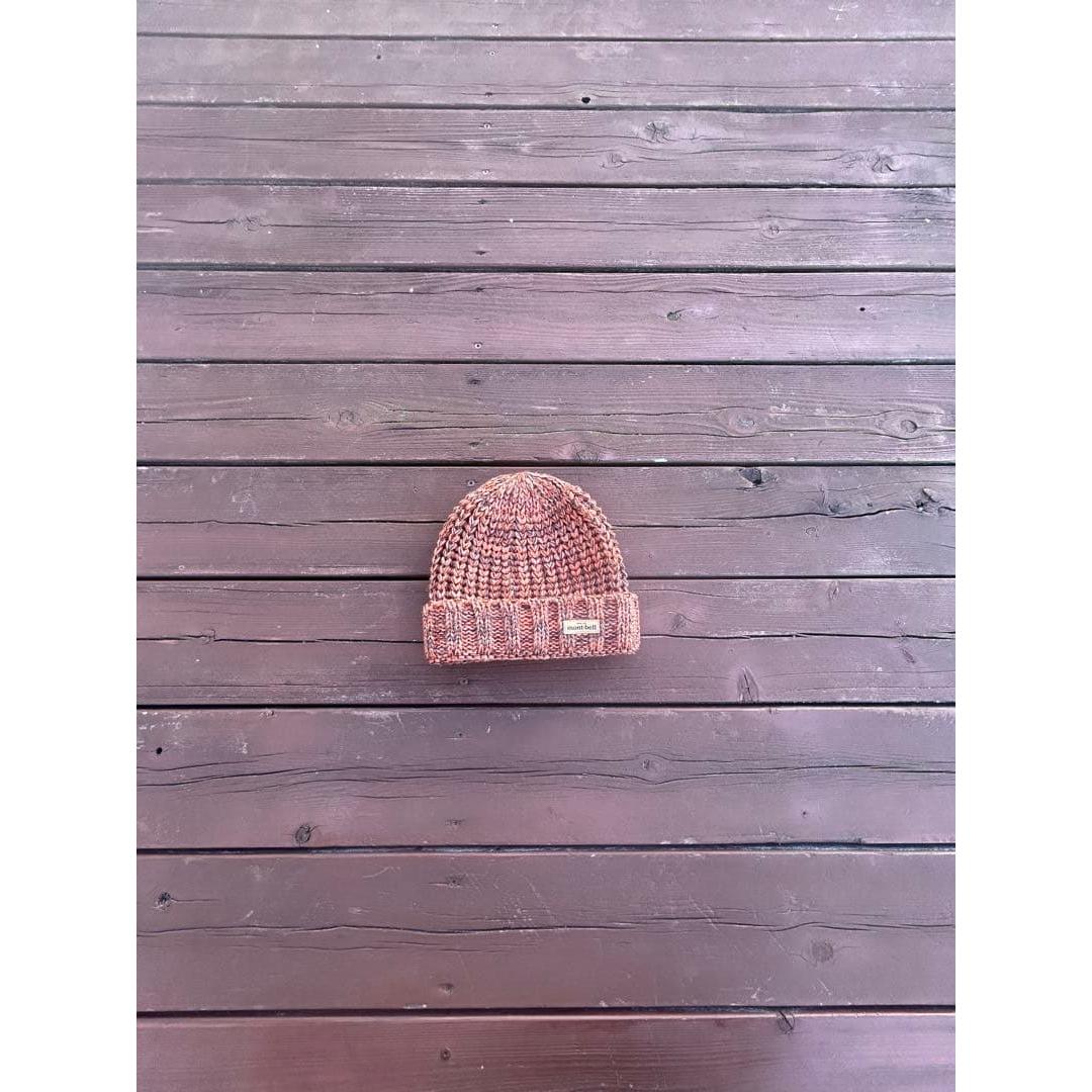 Used mont-bell knit hat beanie orange M/L