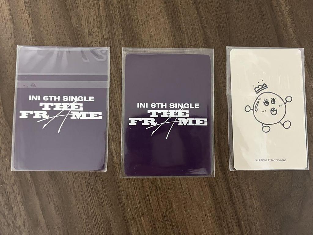 [USED] INI Masaya Kimura THE FRAME FTC 7000 Yen Trading Card
